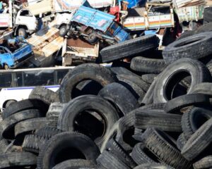 waste tyres in India